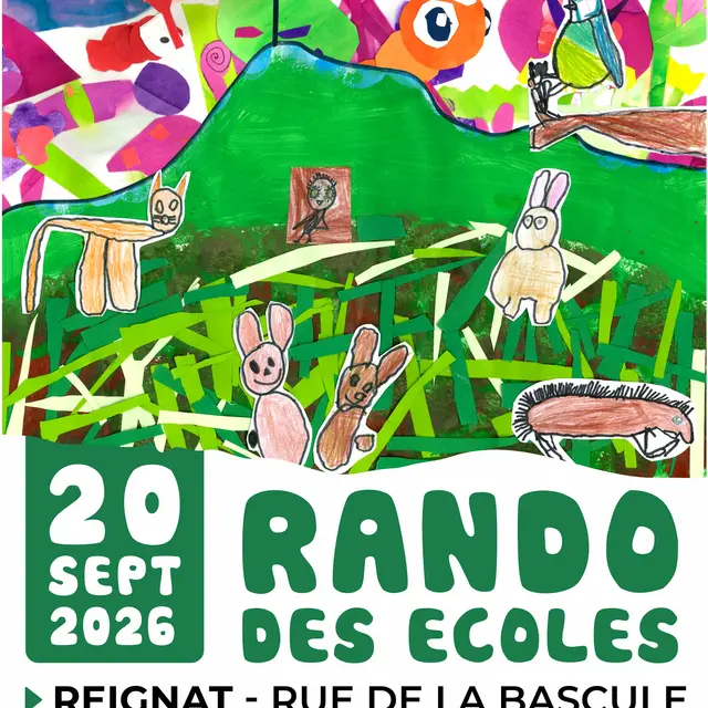 Affiche de la rando des écoles