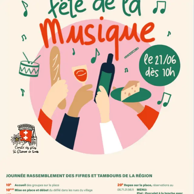 Fête de la musique / Repas et bal_Saint-Étienne-de-Tinée