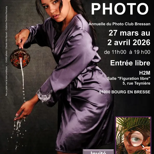 Affiche_xposition photographique annuelle du Photo Club Bressan