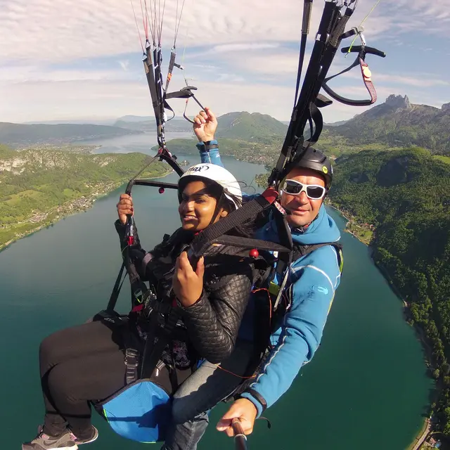 Vol découverte à partir de 10 ans au dessus du lac d'Annecy