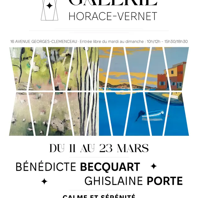 Exposition : Bénédicte BECQUART et Ghislaine PORTE_La Londe-les-Maures