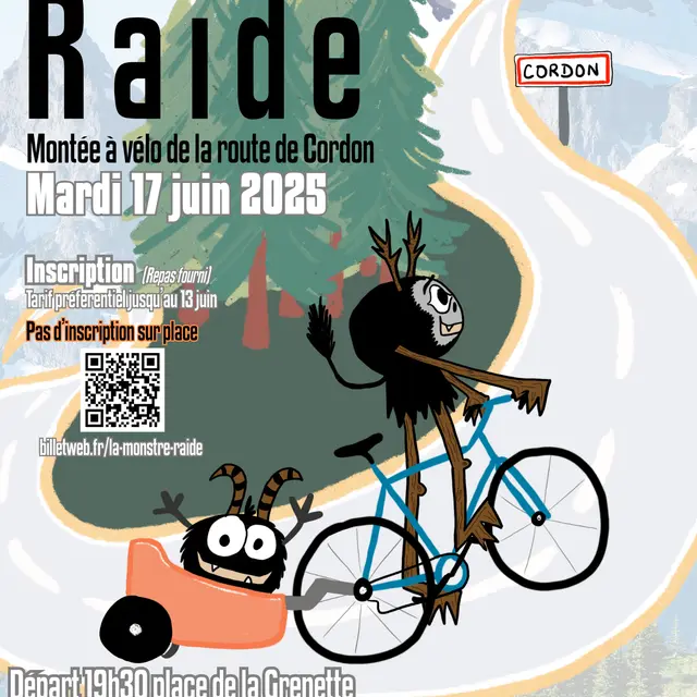 Course de cyclisme - La Monstre Raide_Cordon