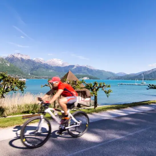 Itinéraire vélo : La Belle Via - Etape 1  - La Balme-de-Sillingy > Annecy_La Balme-de-Sillingy