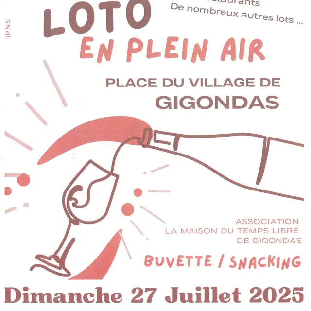 Loto en plein air_Gigondas