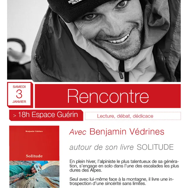 Rencontre avec Benjamin Védrines autour de son livre Solitude_Chamonix-Mont-Blanc