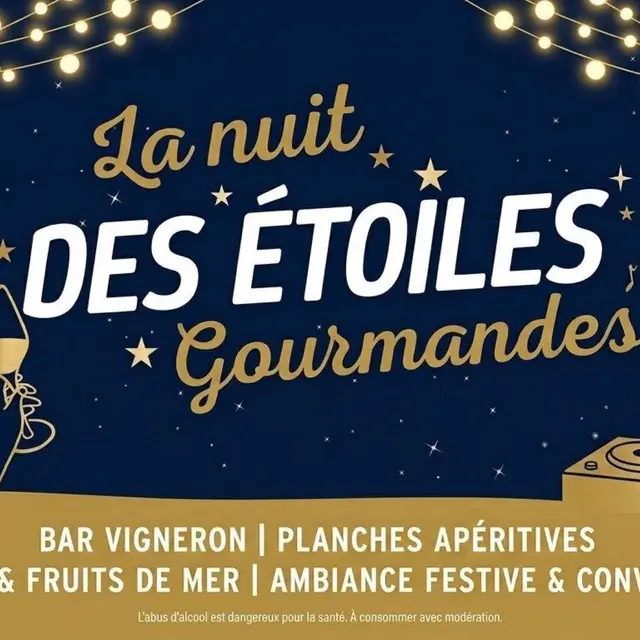 La nuit des étoiles gourmandes - Cave Le Gravillas_Sablet