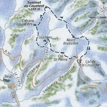 Randonnée Raquettes Crêtes du Countent_Roubion
