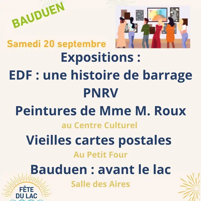 Expositions de la Fête du Lac_Bauduen