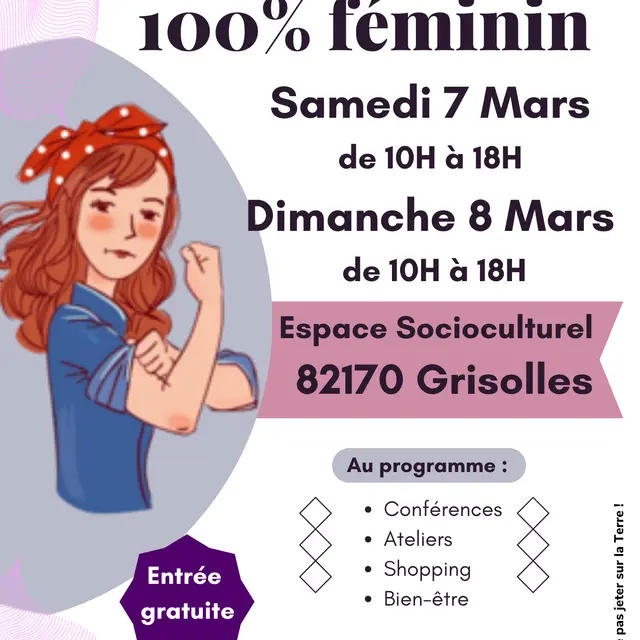 Participez aux Journées 100% Féminin !