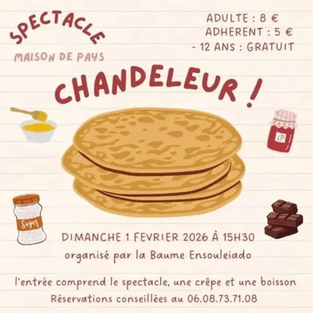 Spectacle de la chandeleur : Concert de Cheche Tchapaclan - variété française_Plan-d'Aups-Sainte-Baume