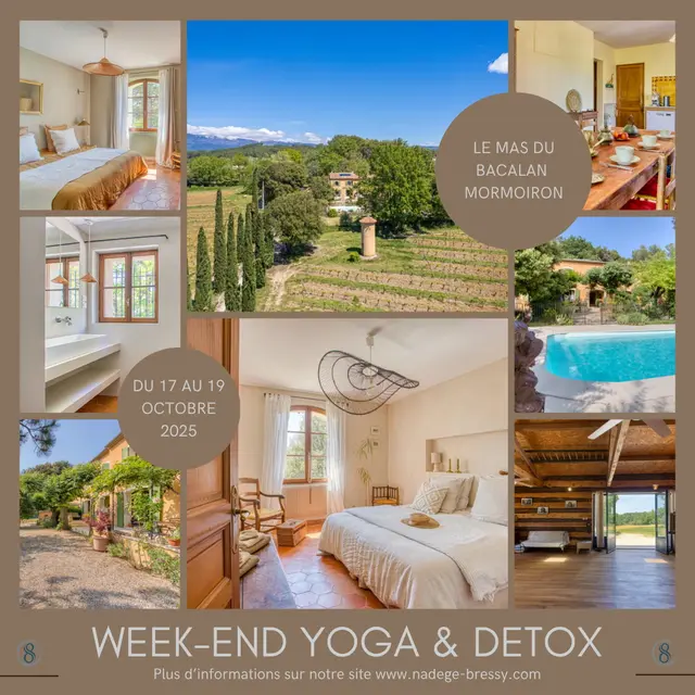 Week-end yoga & détox à Mormoiron avec Nadège Bressy_Vaison-la-Romaine