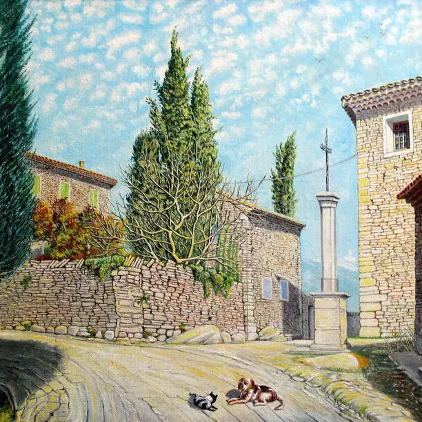 Exposition : peintures de Albert Cantisano_Pernes-les-Fontaines