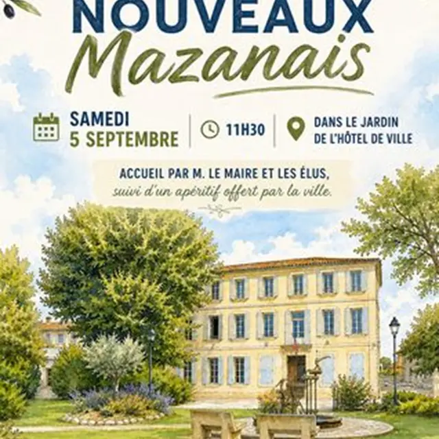 Apéritif de Bienvenu aux nouveaux Mazanais_Mazan