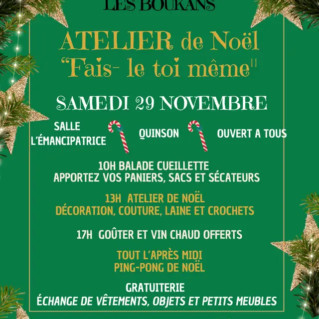 Atelier de noël 2025