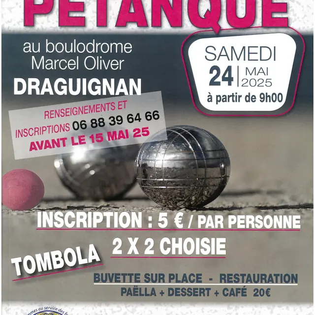 Concours féminin de pétanque_Draguignan