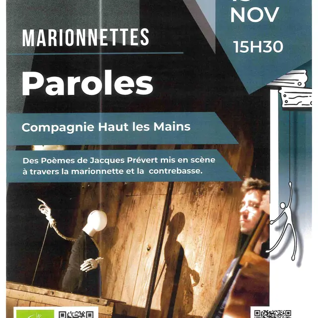 Spectacle de Marionnettes « ParolesS » - Naturoptère_Sérignan-du-Comtat