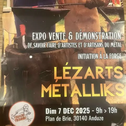 Lézarts Metalliks : Démonstration, expo-vente_Anduze