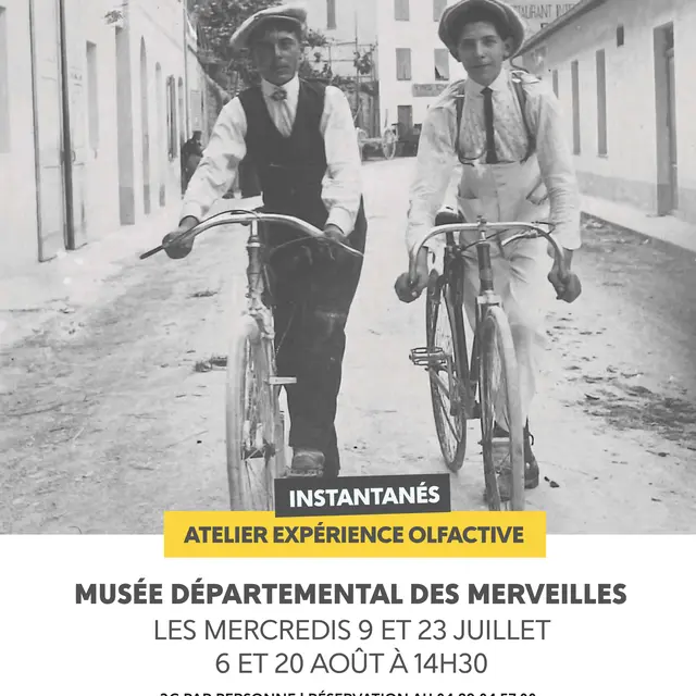 Atelier expérience olfactive : Instantanés_Tende
