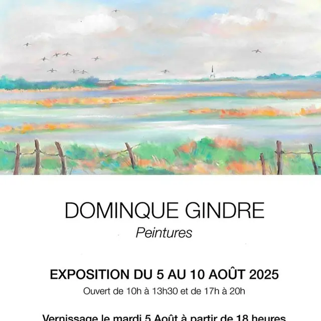 Exposition Dominique Gindre - Peinture_Ars-en-Ré