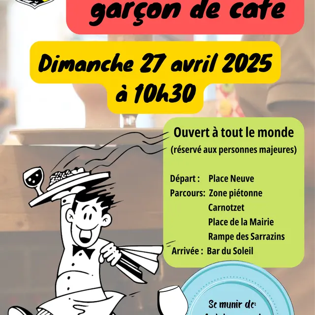 Course garçons de café_La Garde-Freinet