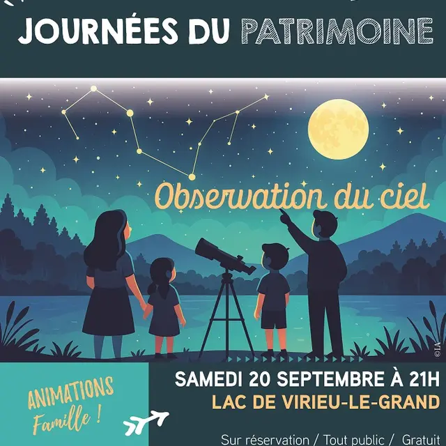 Observation du ciel au lac de Virieu-le-Grand_Virieu-le-Grand