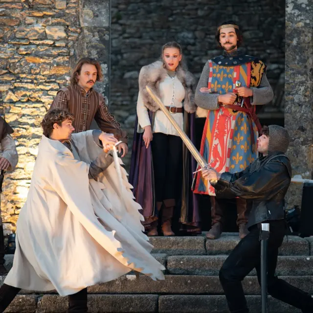 Galaad, La Dernière Prophétie de Merlin - son et lumière théâtral_Habère-Poche