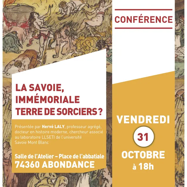 Conférence : « La Savoie, immémoriale terre de sorciers ? »_Abondance