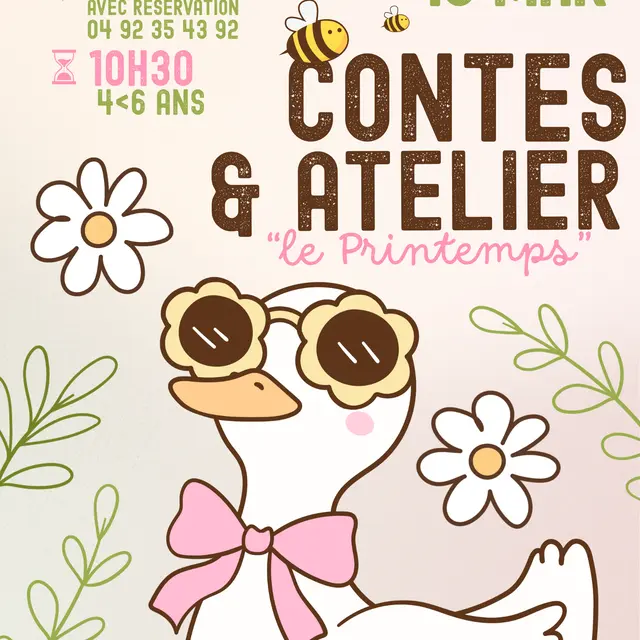 Contes & atelier Le Printemps_Le Brusquet