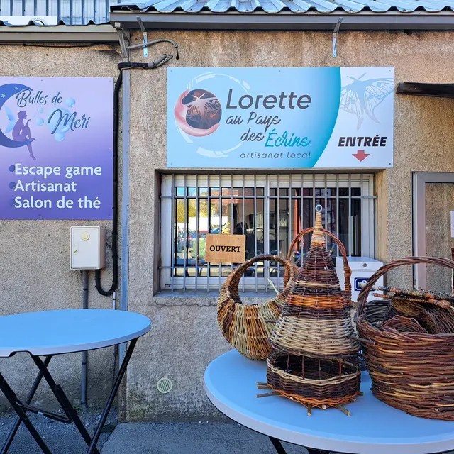 Chez Lorette et Méri : Atelier vannerie_L'Argentière-la-Bessée