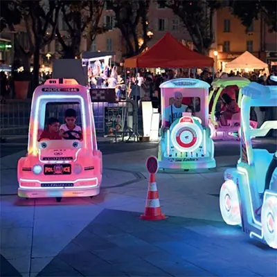 Les voitures lumineuses Lumicars_Hyères