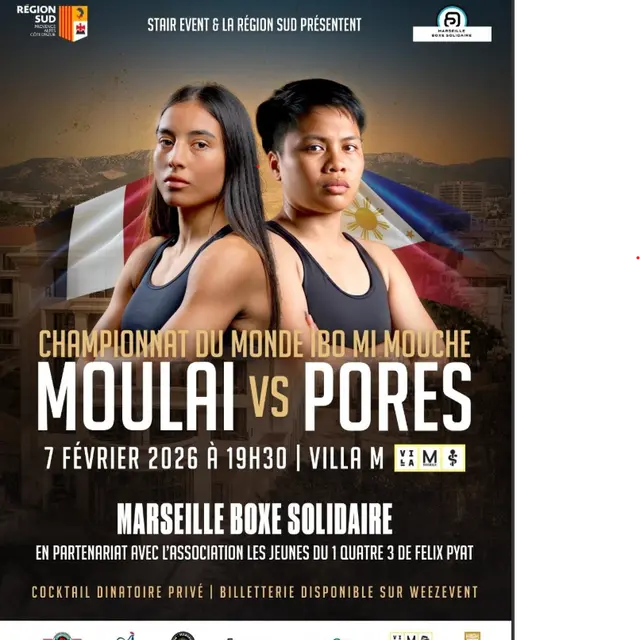 Championnat du monde IBO mi-mouche_Marseille