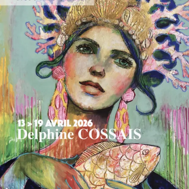 Affiche de l'exposition Delphine Cossais
