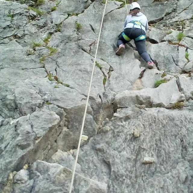 Séance d'escalade