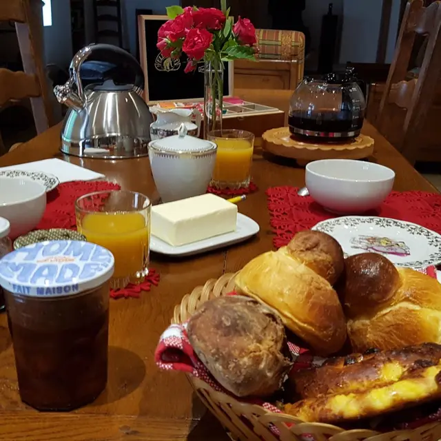 table du petit déjeuner