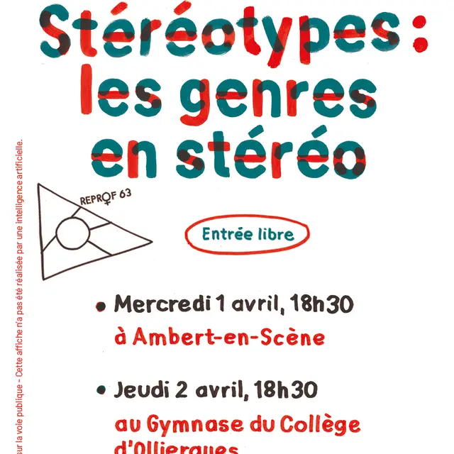 Affiche Stéréotypes