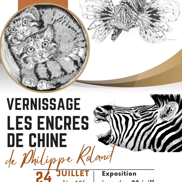 Exposition Philippe Rolland - Encres de Chine chez Les Fous de Ré_Saint-Martin-de-Ré