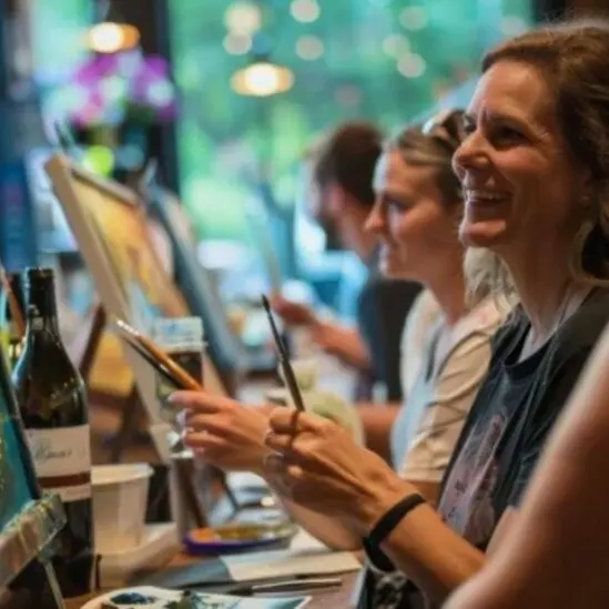 Atelier de peinture au vin_Mazan