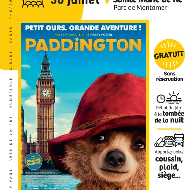Affiche du cinéma en plein-air : « Paddington »