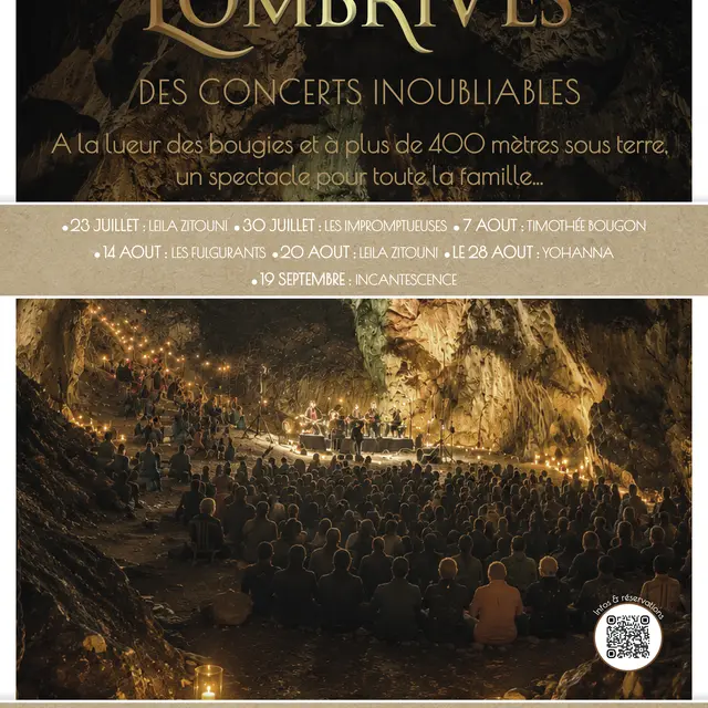 Concert Timothée Bougon à la grotte de Lombrives_Ussat