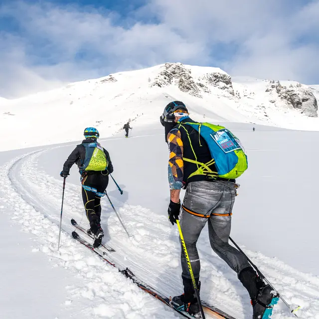 Course de ski alpinisme - La monstre Belle et Raide_Cordon