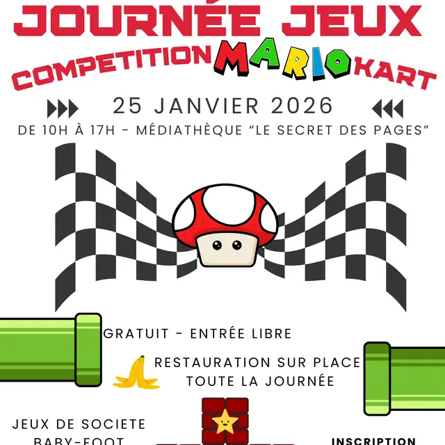 Journée Jeux et compétition Mario Kart