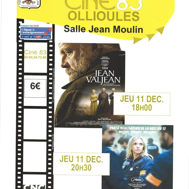 Ciné 83 : projection du film Jean Valjean_Ollioules