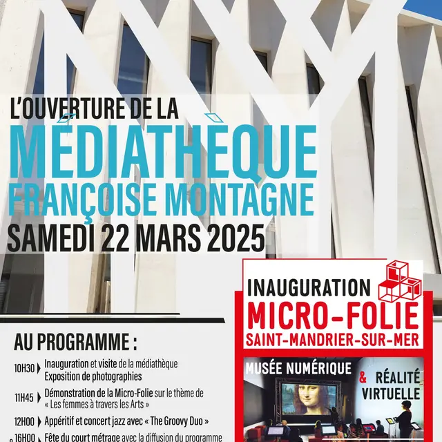 Inauguration de la médiathèque Françoise Montagne_Saint-Mandrier-sur-Mer