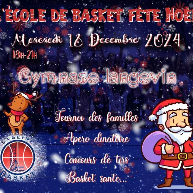 L'École de Basket fête le Noël -  La Seyne basket