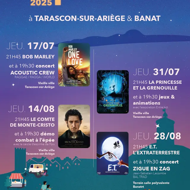 Cinéma plein air_Tarascon-sur-Ariège