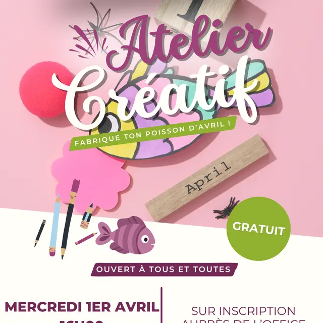 Fabrique ton poisson d'avril !_Crest-Voland