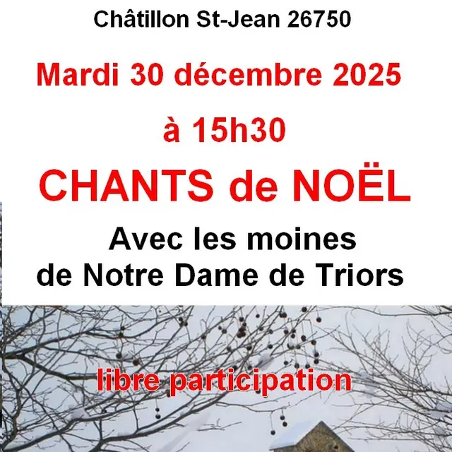 Concert de chants de Noël - Chapelle de Gillons_Châtillon-Saint-Jean