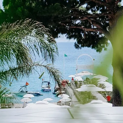 Palais Stéphanie beach