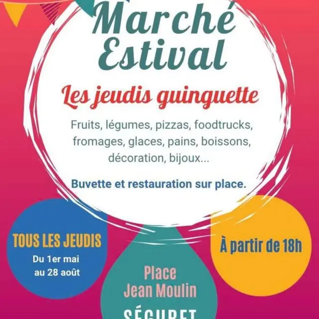 Marché nocturne de Séguret_Séguret