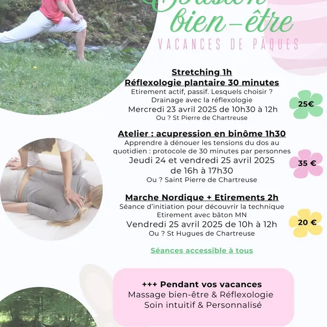 Evasion bien être : Stretching et réflexion plantaire_Saint-Pierre-de-Chartreuse